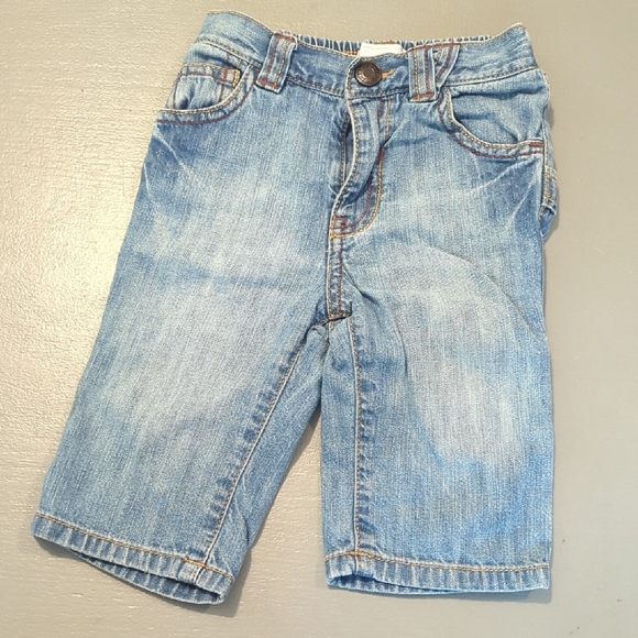 Vintage Old Navy Baby Jeans Wide‎ Leg Carpenter size 6-12M - Picture 1 of 4